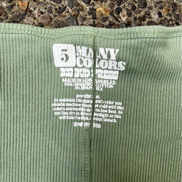 adorable green ribbed long sleeve tie up top cardigan - Picture 4 of 4